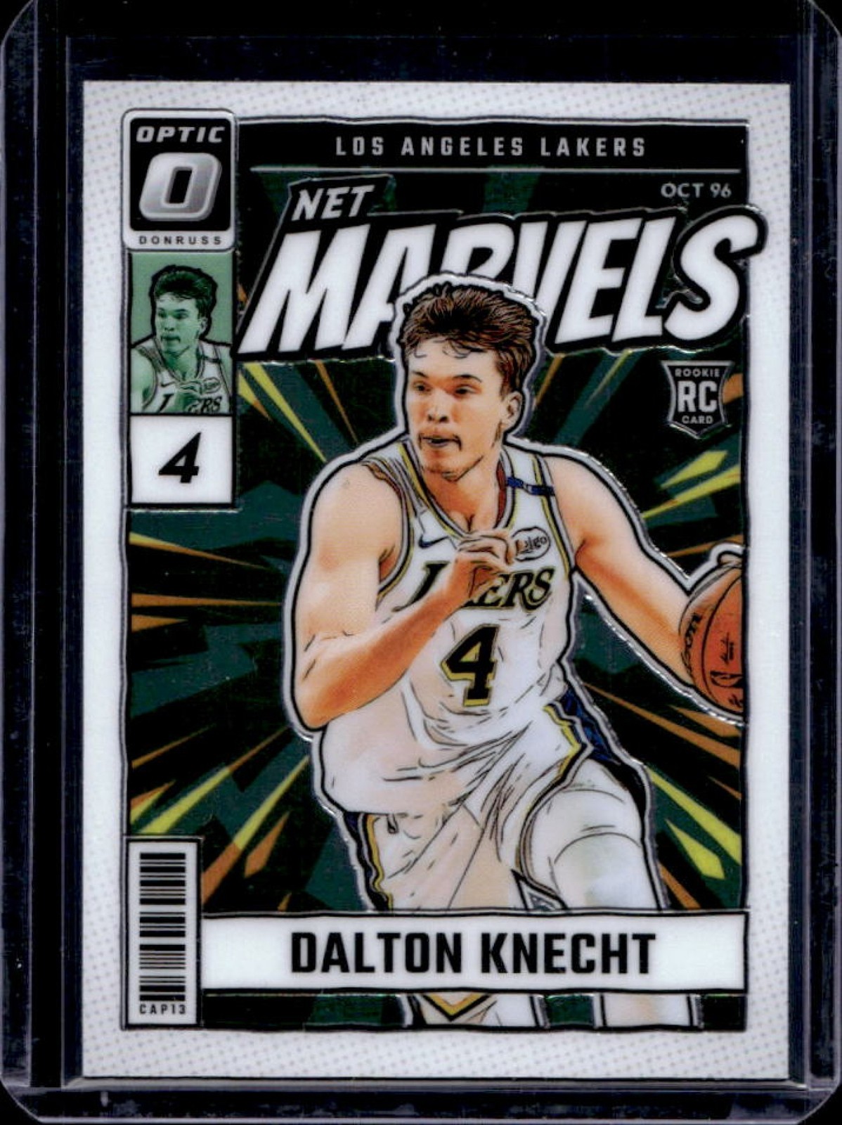 2024-25 Donruss Optic Dalton Knecht Net Marvels RC Rookie #16 Lakers