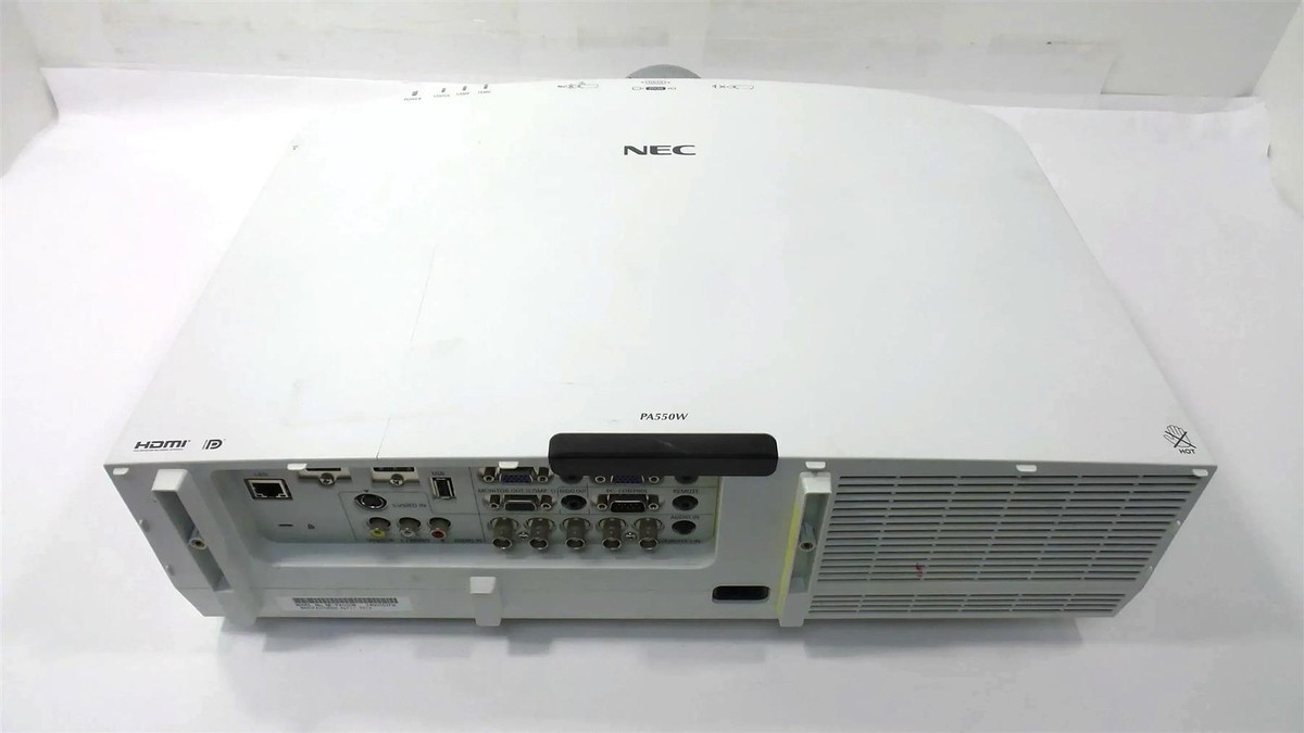 NEC NP-PA550W Large Venue Projector - 5500 Lumens - Lamp Timer