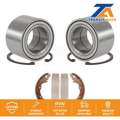 Rear Brake Drum Shoes Bearing Kit For Plymouth Colt Eagle Summit Mitsubishi Expo