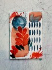 ACEO Original Watercolor Abstract Painting 2.5"x3.5" by Faith Danielle — photo 1