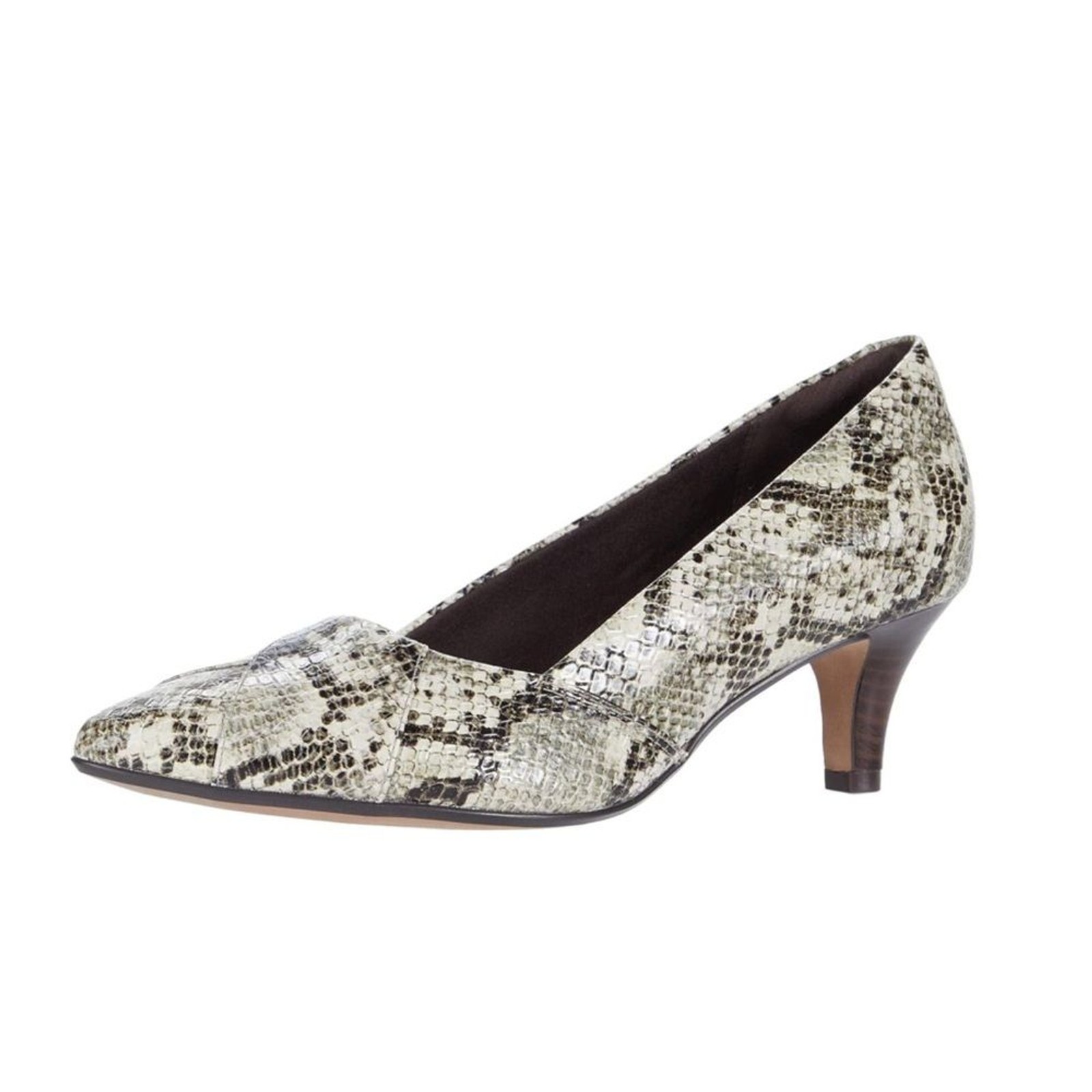 Clarks Women’s Linvale Snakeskin Leather Comfort … - image 1