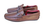 Tod's Italy Brown Leather Horse Bit Loafer Slip On Dress Driving Shoe SZ 8 US 9 — photo 2