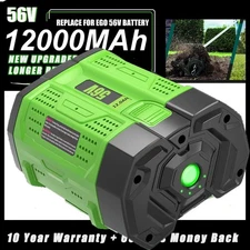 Upgraded 12Ah / 10Ah Li-Ion Battery For EGO 56V 56 Volt BA5600T BA4200 BA2800