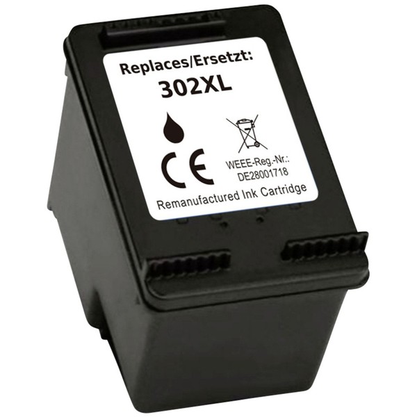 Renkforce Druckerpatrone Ersetzt Hp 302XL, F6U68AE Kompatibel Schwarz RF-56...-image