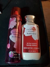 NEW Japanese Cherry Blossom Fragrance Mist & Body Lotion 8 oz Bath & Body Works