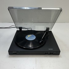 Lenco L-3801 Direct Drive Turntable Record Player Fully Tested Black #250