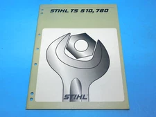 SERVICE  REPAIR MANUAL FOR STIHL TS 510 760 CUTOFF SAW     ---    BOX 2780 PP