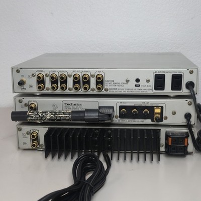Technics Micro Series Preamp SU-C01 Phono MM/MC, Power amp SE-C01