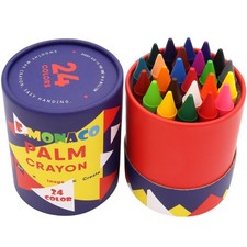 Crayons, 24 Colors Non Crayons for Ages 3 , Easy to Hold Jumbo Crayon for , S...
