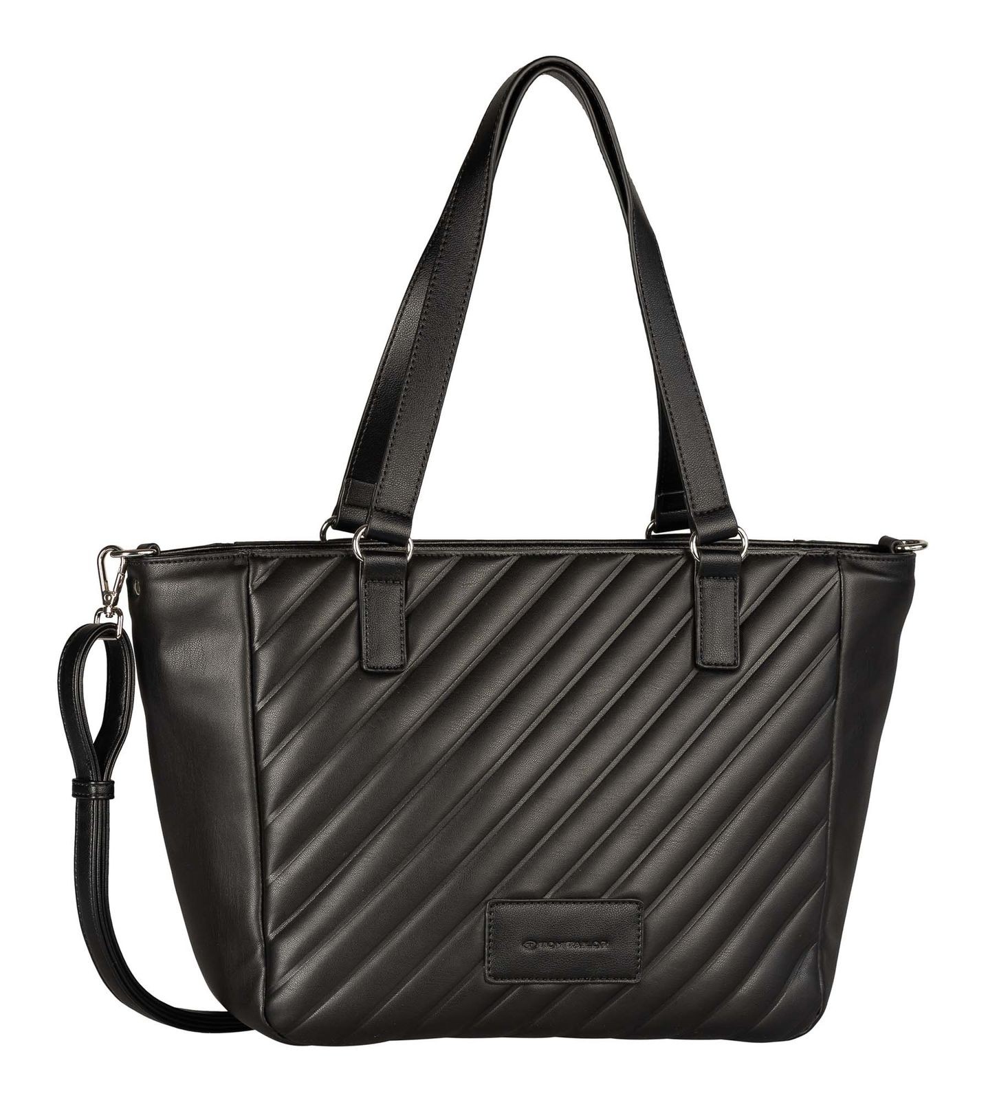 TOM TAILOR shopper bag Mirela Zip Shopper L Black