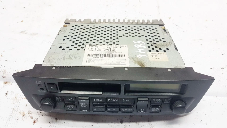 39100S6AG100 Kassettenradio Autoradio 39100-S6A-G100 CQ-YH5070L DE952599-70 - Bild 1 von 4