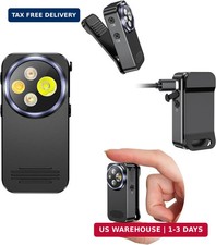 EDC Flashlight Clip-on Flashlight,600 Lumens with Four Lighting Rechargeable Min