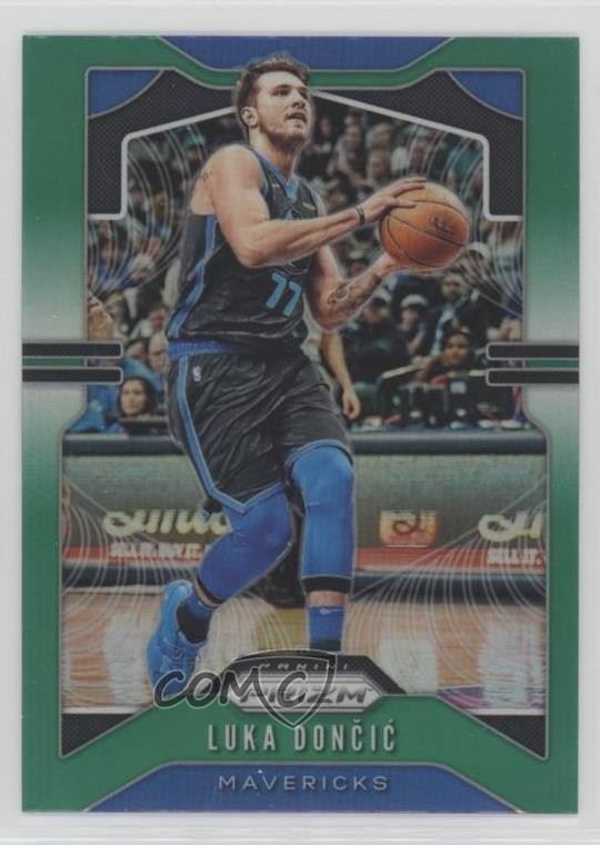 2019-20 Panini Prizm Green Prizm Luka Doncic Luka Dončić #75 0ds5