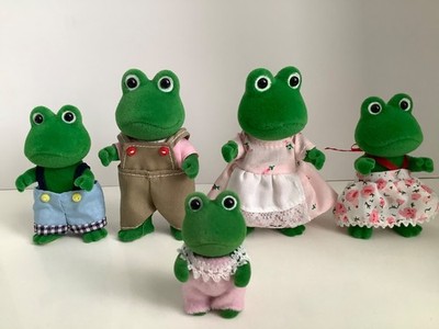Sylvanian Families Bullrush Froschfamilie gebraucht