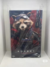 Hot Toys   1/6   MMS548 Avengers Endgame Rocket Action Figure  In Stock