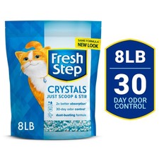 Crystals Premium Cat Litter Scented Lightweight Tough Odor Control 8 Lbs New