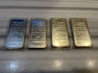 Johnson Matthey 10 Troy oz .999 Fine Silver Bar 4 Pack Sequential Serial Numbers