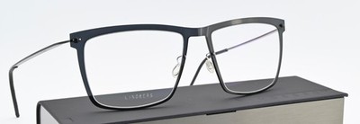 LINDBERG Brille now 6515 54-17 T802 140 Col co6/u9 Titan Leicht Viereck Glossy
