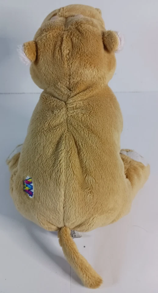 Ganz Webkinz Tan Mud Hippo 9” Plush Stuffed Animal Toy HM384 - Image 4 of 4
