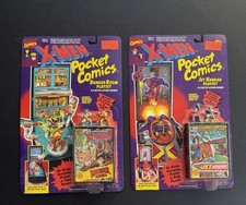 1990s Toybiz  X-Men 'Pocket Comics' Danger Room & Jet Hanger LOT  *New