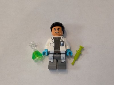 Lego Dr Wu Jurassic World Minifigure  authentic from set 75919 NEW!