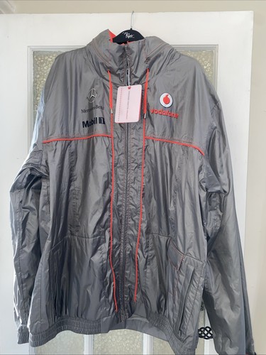 Mclaren Mercedes Mobil 1 Hugo Softshell Jacket Embroidered F1 Racing Size XXXL - Picture 1 of 4