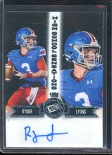 Ryder Lyons 2024 Leaf Press Pass HS Sensations Black Shimmer Rookie Rc Auto 1/6