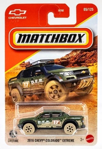 Matchbox Green 2016 Chevy Colorado Extreme 05/125 2025 | eBay