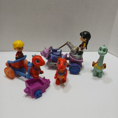 DINO RANCH Dinosaur Toy Dinosaurs & Figures - Disney Jr - Lot 9 Pcs. VGC 