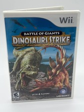 Battle of Giants Dinosaurs Strike Wii Good CIB