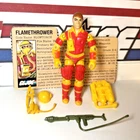 GI Joe Blowtorch 1984 v1 *100% COMPLETE w/File Card, Excellent!* Vintage ARAH