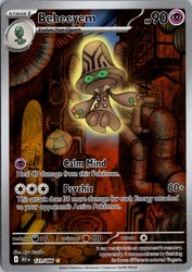 Beheeyem 121/086 Black Bolt Illustration Rare