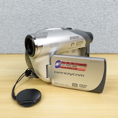 Sony Handycam DCR-DVD105 Digital Camcorder ONLY Carl Zeiss 20x Optical Tested