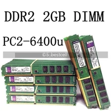 DDR2 2 GB 800Mhz PC2-6400 240Pin 1.8V NON-ECC DIMM Desktop PC RAM Wholesale lot