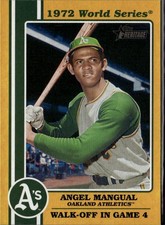 2021 Topps Heritage #72WS-6 Angel Mangual 1972 World Series Highlights