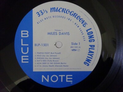 Miles Davis BLP 1501 レコード Miles Davis Volume 1 Blue Note BLP-1501 Japan VINYL LP | eBay