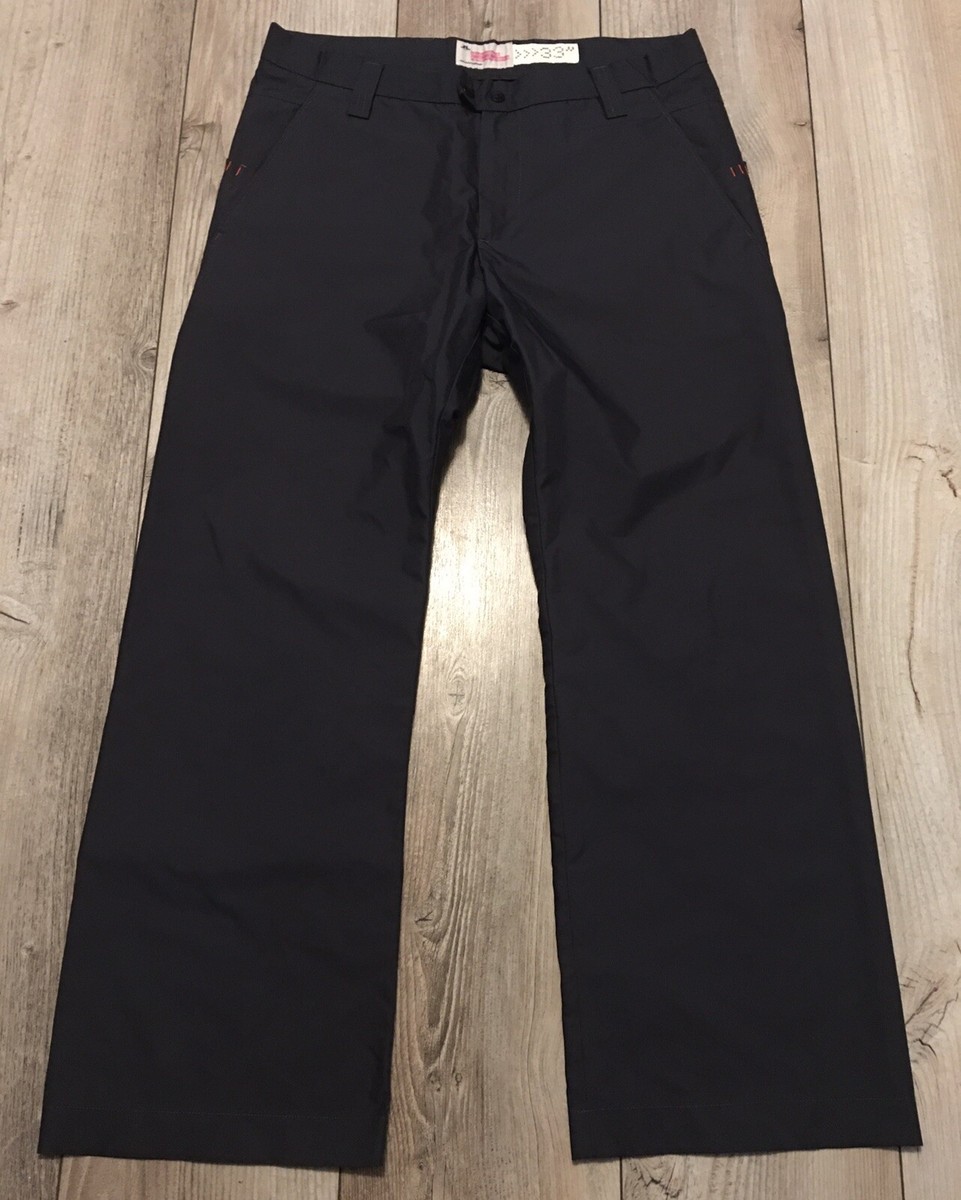 J. LINDEBERG Golf Pants Womens sz 33 Black Micro Stretch 28
