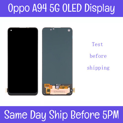 Oppo A94 5G CPH2211 OLED AMOLED LCD Screen Display Touch Digitizer Glass