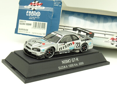 Ebbro 1/43 Nismo Nissan GT-R R34 JGTC 2000 Suzuka 1000Km #23 Modellauto