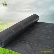 Woven Garden Ground Weed Cover 6×150 Feet Landscape Durable Weed Barrier Fabric