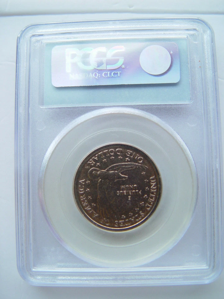 2007-D Sac $1 Improperly Annealed Sintered Planchet - Lot Z013 - Image 2 of 4