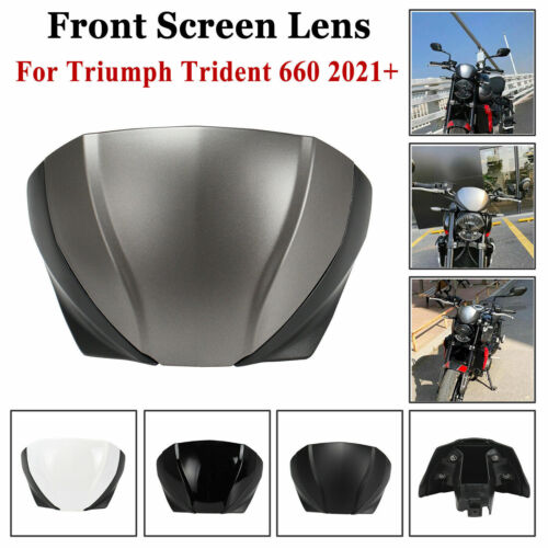 Front Windshield Windscreen For Triumph Trident 660 2021+ Fairing Wind Deflector - Picture 1 of 16