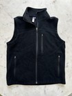 Ibex Merino Wool Vest Women's Small Black Full Zip Hike gorpcore Athlesiure $199