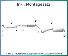 Auspuffanlage Skoda Fabia I Kombi (6Y5) 1.4 55/74KW Auspuff Flexrohr Montagesatz