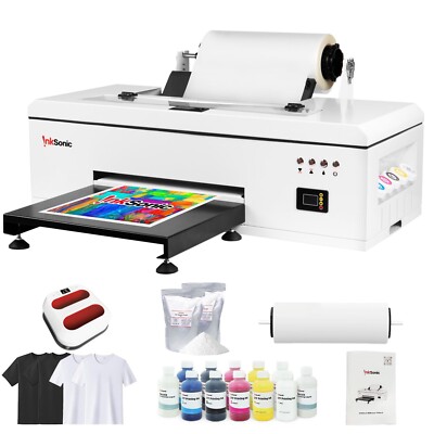 InkSonic R1390 A3+ 13''/33cm DTF Printer+Oven+Laptop, for T-shirt Printing, 7/24
