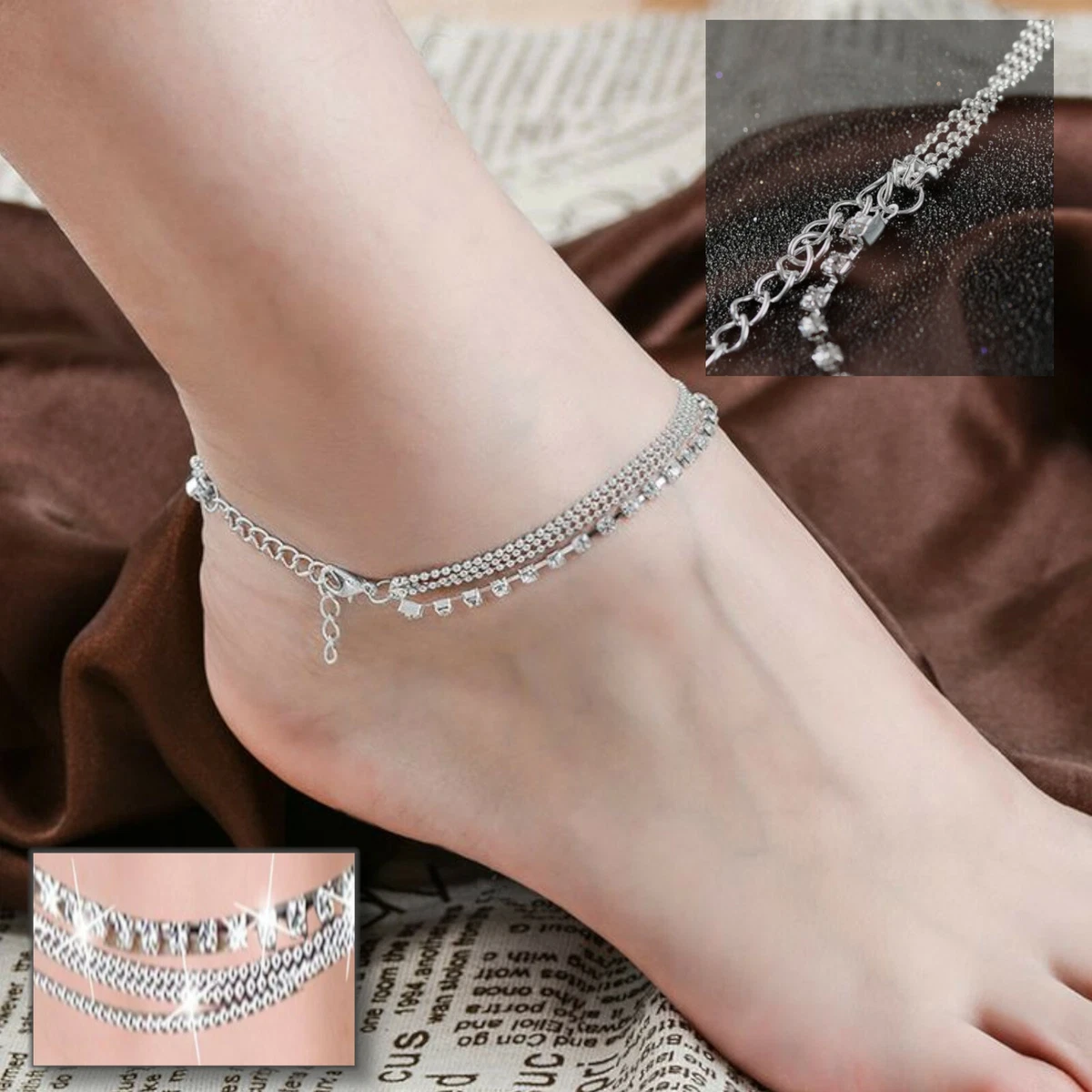 Beaded chain by the foot sale