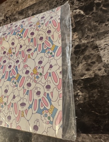 Vintage Easter Wrap Easter Bunny/Egg Sangamon WrappingPaper 2 Sheets Rare - Picture 9 of 10