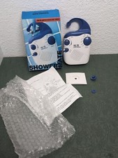 Vintage Shower Mate Portable Water Resistant Radio AM FM Broken Battery Cover