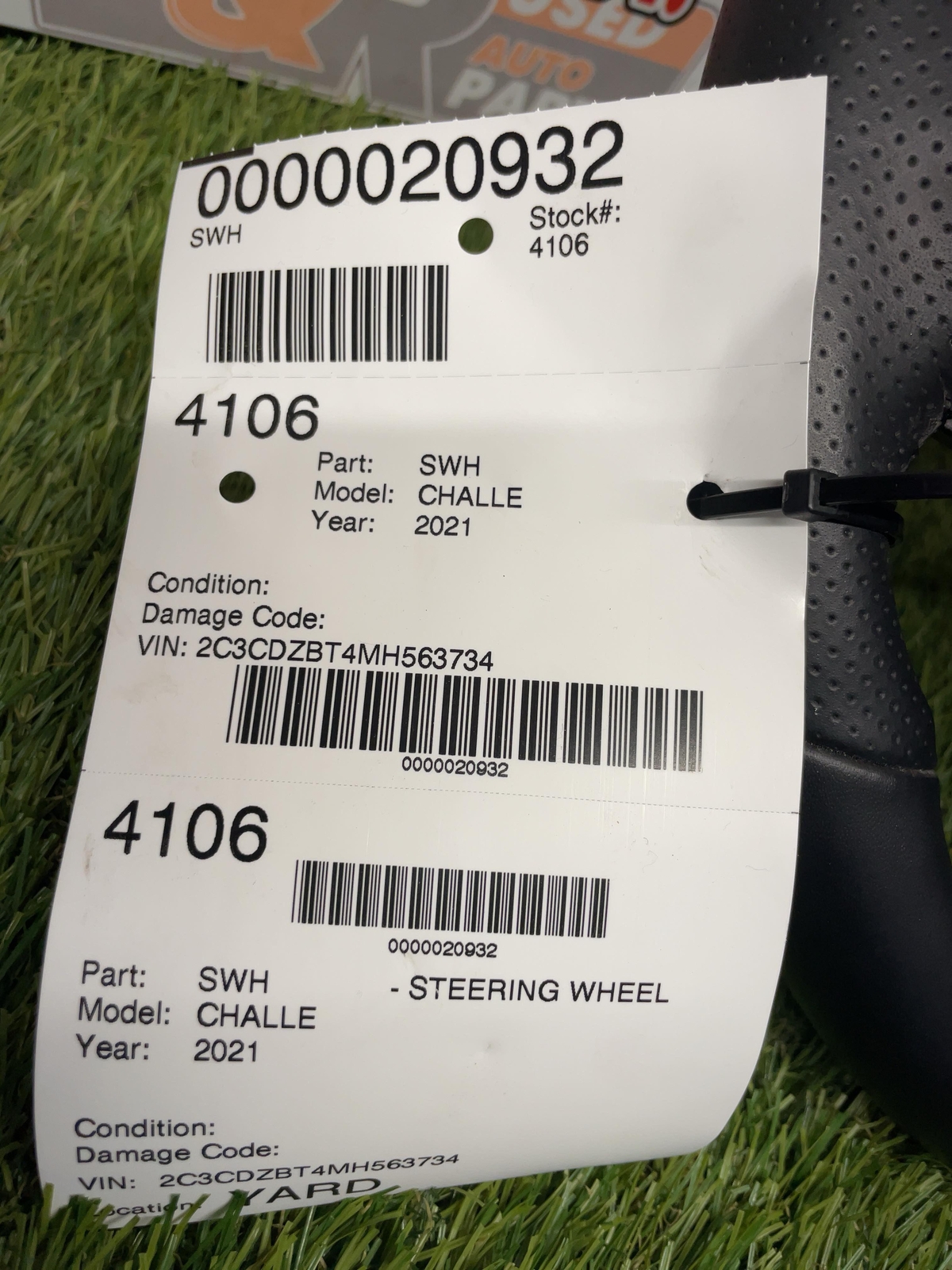 ✅ 2021 DODGE CHALLENGER Steering Wheel OEM