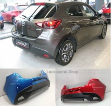 STOßSTANGE HINTEN LACKIERT IN WUNSCHFARBE NEU für Mazda 2 2014-2019 mit/ohne PDC